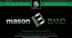 Desktop Screenshot of masonbands.com