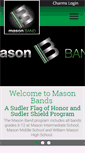 Mobile Screenshot of masonbands.com