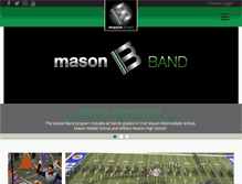 Tablet Screenshot of masonbands.com